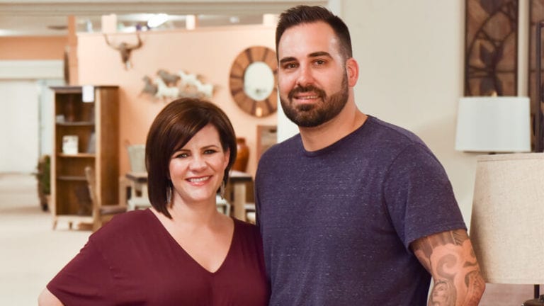 BIG GAMBLE Trevor McAllister and his wife Kasey took a chance when they moved back to Trevor’s hometown to run the family business. After a few early struggles, the move appears to be paying off.