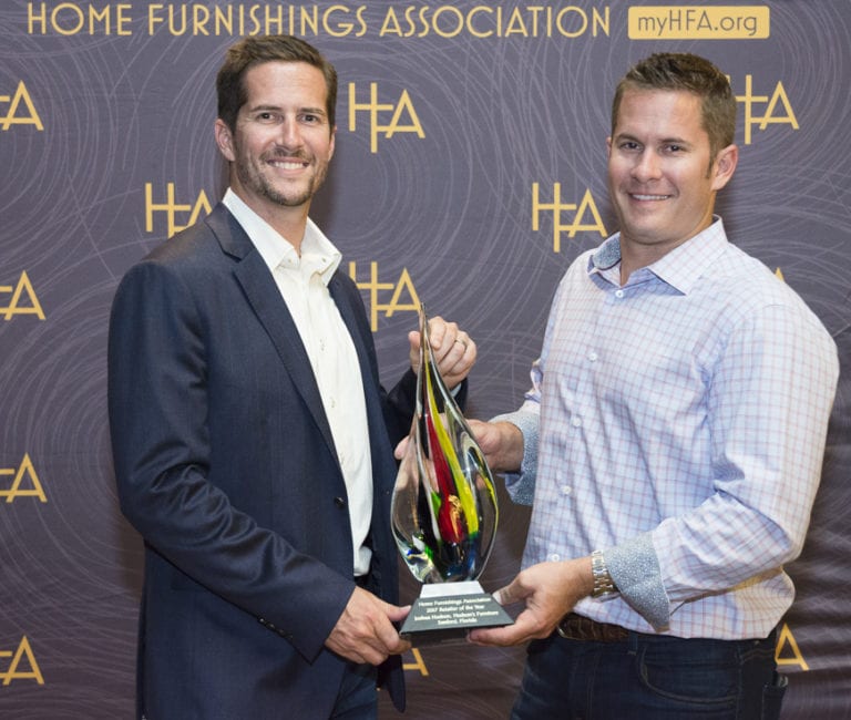 Hudson Brothers accepting award