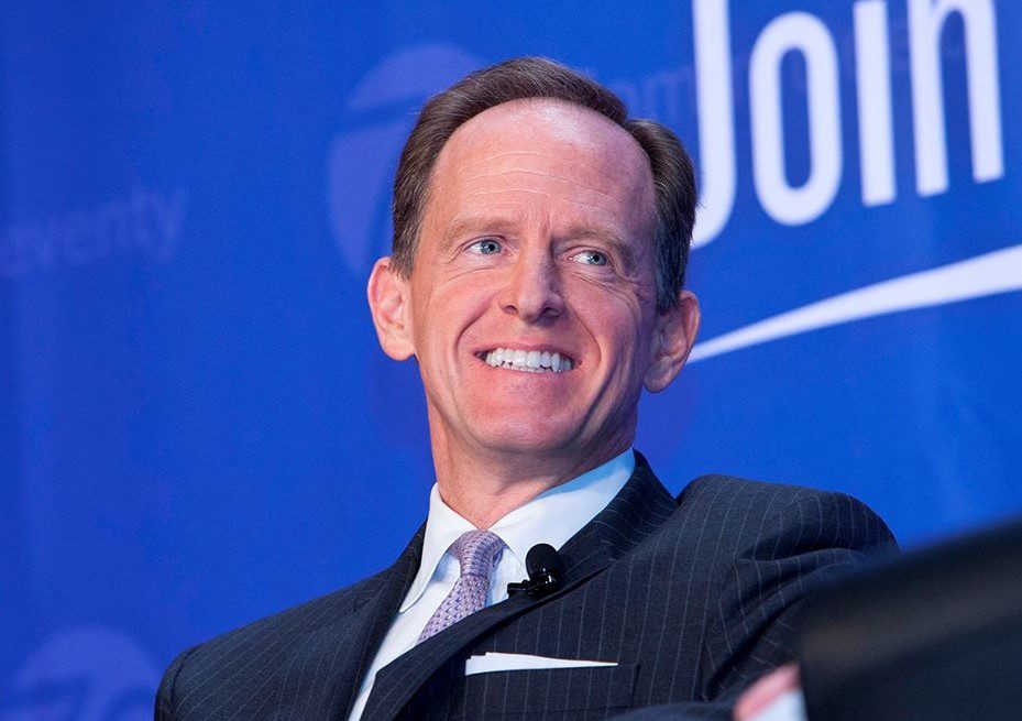 Photo shows sen. pat toomey