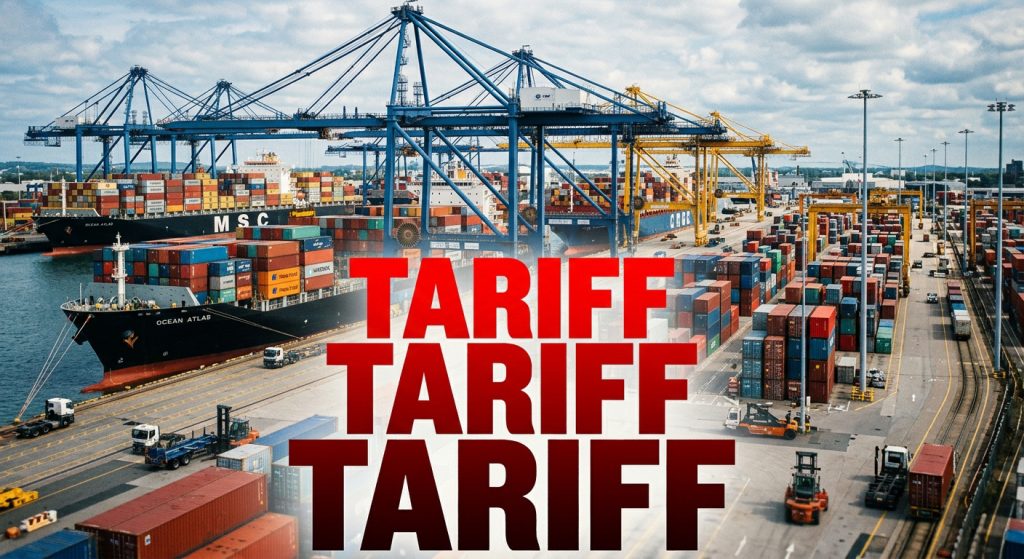 Import tariff stacking. Tariff on top of tariff, on top of tariff.